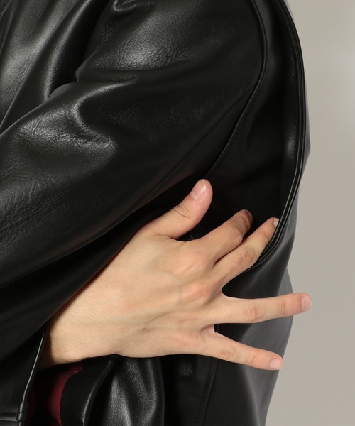 Schott（ショット）の「Schott(ショット) 641XX 60'S STAND RIDERS/ライダース レザージャケット（ライダースジャケット・メンズ・ブラック・42）」の11枚目の写真