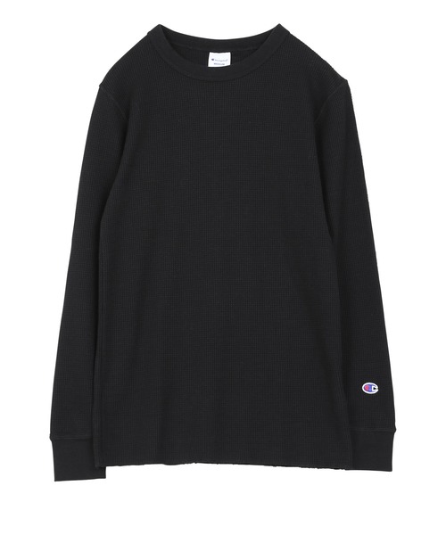 Champion（チャンピオン）の「Champion チャンピオン BASIC Cotton USA メンズ クルーネック ロンT（Tシャツ/カットソー・メンズ・ホワイト/グレー/カーキ/ネイビー/ブラック/チャコールグレー・X-LARGE/LARGE/MEDIUM/SMALL）」の3枚目の写真