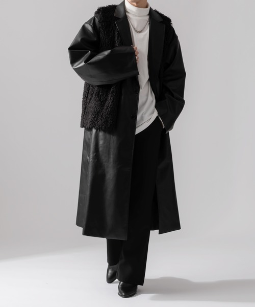 Adoon plain（アドーンプレーン）の「【Adoon plain】フェイクファーベスト（ベスト・メンズ・ブラック・MEDIUM/LARGE）」の21枚目の写真