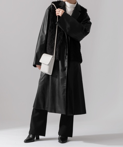 Adoon plain（アドーンプレーン）の「【Adoon plain】フェイクファーベスト（ベスト・メンズ・ブラック・MEDIUM/LARGE）」の20枚目の写真