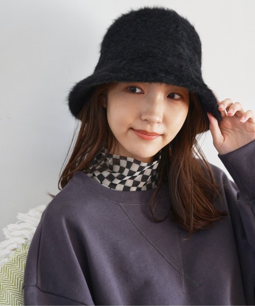 FREE'S MART（フリーズマート）の「◇ファーハット（ハット・レディース・ブラック/ベージュ・ﾌﾘ-）」の12枚目の写真