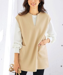 BELLUNA PLUS(ベルーナ)のポケット付ベストアンサンブル(アンサンブル)