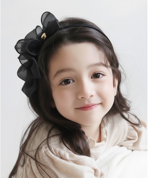 Rora（ローラ）の「カンナ カチューシャ (2color)（カチューシャ・キッズ・ベージュ/ブラック・フリー）」の15枚目の写真