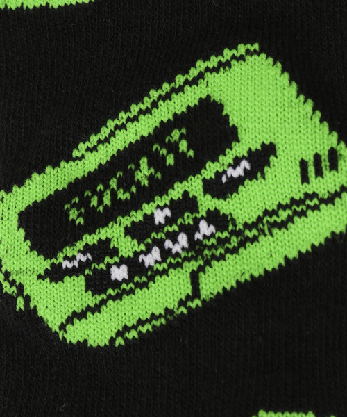 HUF(ハフ)の「【HUF / ハフ】 HUFOROLA CREW SOCKS(ソックス/靴下・メンズ・グリーン/ブルー・FREE)」の3枚目の写真