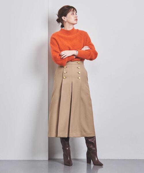 ユナイテッドアローズフロントボタンスカート UNITED ARROWS（ユナイテッドアローズ）の「フロント ダブルボタン