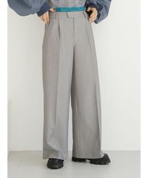 MURUA | ローライズバギーツイルパンツ(スラックス)