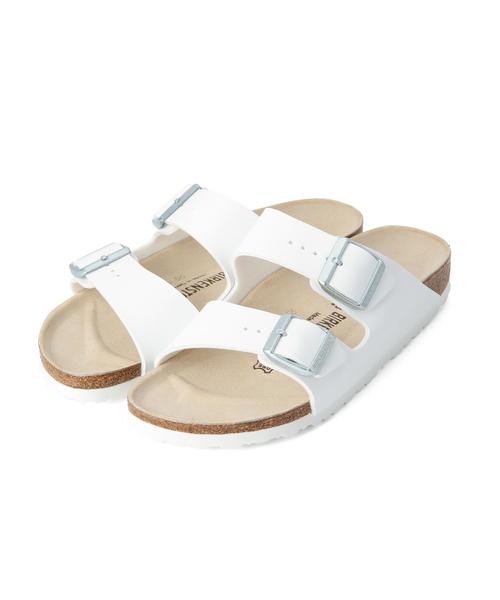 BIRKENSTOCK（ビルケンシュトック）の「[ビルケンシュトック]BIRKENSTOCK ARIZONA サンダル GLWSO（サンダル・レディース・ホワイト/ブラック・37/35/36/38）」の2枚目の写真
