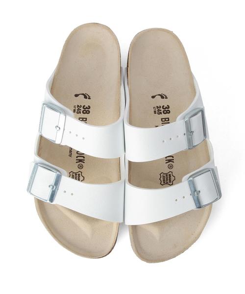 BIRKENSTOCK（ビルケンシュトック）の「[ビルケンシュトック]BIRKENSTOCK ARIZONA サンダル GLWSO（サンダル・レディース・ホワイト/ブラック・37/35/36/38）」の3枚目の写真