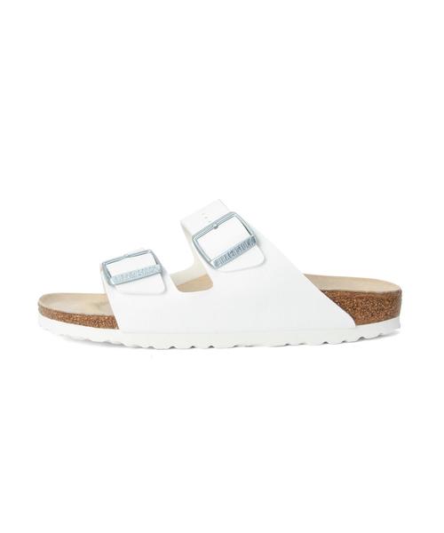 BIRKENSTOCK（ビルケンシュトック）の「[ビルケンシュトック]BIRKENSTOCK ARIZONA サンダル GLWSO（サンダル・レディース・ホワイト/ブラック・37/35/36/38）」の4枚目の写真