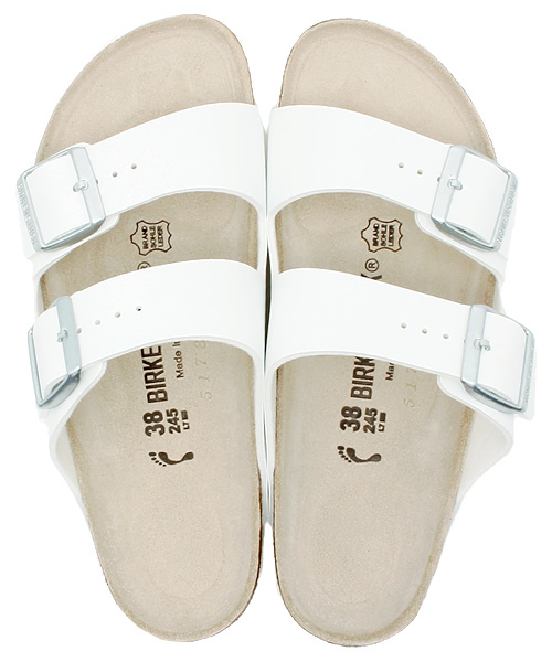 BIRKENSTOCK（ビルケンシュトック）の「[ビルケンシュトック]BIRKENSTOCK ARIZONA サンダル GLWSO（サンダル・レディース・ホワイト/ブラック・37/35/36/38）」の10枚目の写真
