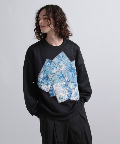 HARE（ハレ）の「ジャガードパッチワークスウェット(HARE)（スウェット