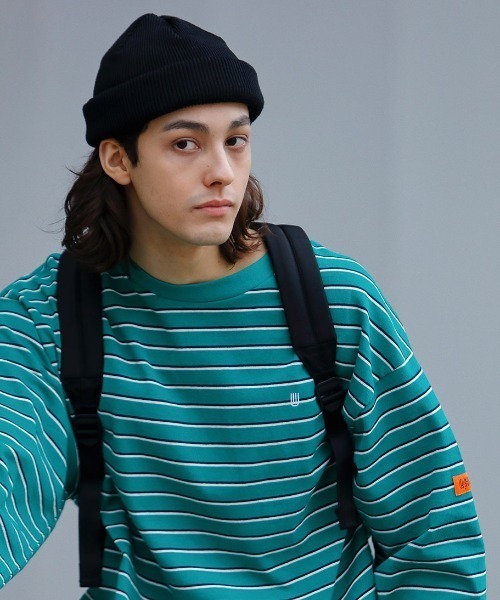 UNIVERSAL OVERALL（ユニバーサルオーバーオール）の「【men's FUDGE 7月号掲載】[UNIVERSAL OVERALL/ユニバーサルオーバーオール] 別注 ロングスリーブポケットTシャツ（Tシャツ/カットソー・レディース・ホワイト/ホワイト系/グリーン系/ブルー系/サックスブルー/ブラック/ネイビー・S/M/L）」の5枚目の写真