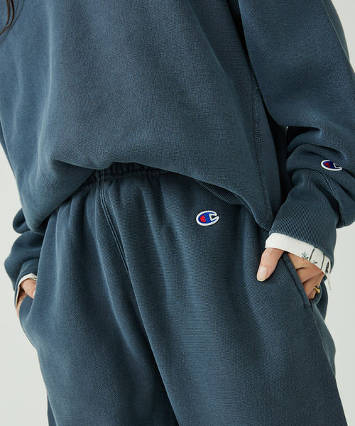 Champion（チャンピオン）の「【Champion / チャンピオン】別注 R/W PIGMENT スウェットパンツ（スウェットパンツ・メンズ・ブラック/パープル/ネイビー/ブラウン/カーキ・MEDIUM/LARGE/X-LARGE）」の8枚目の写真