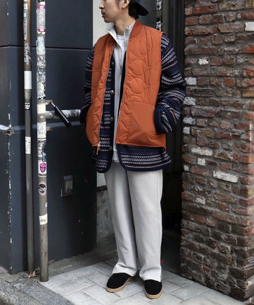 ONLY NY（オンリーニューヨーク）の「【ONLY NY / オンリーニューヨーク】FULTON QUILTED VEST（その他アウター・メンズ・オレンジ・LARGE/X-LARGE）」の2枚目の写真