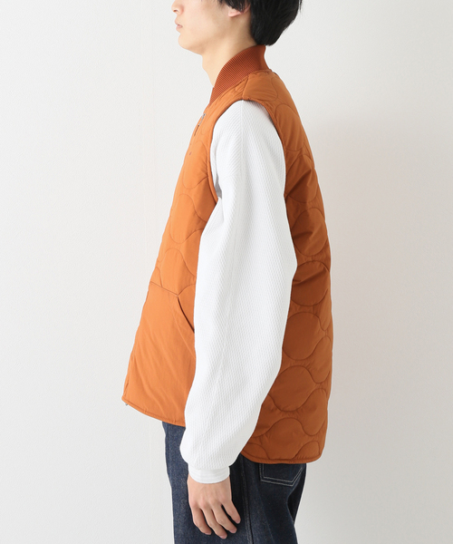 ONLY NY（オンリーニューヨーク）の「【ONLY NY / オンリーニューヨーク】FULTON QUILTED VEST（その他アウター・メンズ・オレンジ・LARGE/X-LARGE）」の6枚目の写真