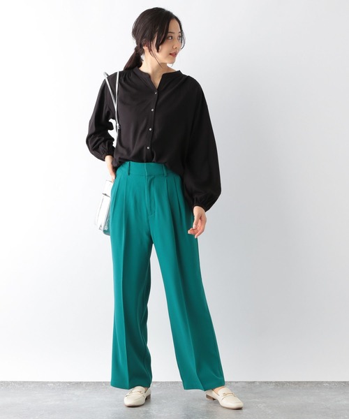 GLOBAL WORK（グローバルワーク）の「さらさらリラックスブラウス長袖