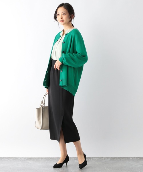 GLOBAL WORK（グローバルワーク）の「さらさらリラックスブラウス長袖/163455（シャツ/ブラウス・レディース・ブラック/オフホワイト/ライトグリーン/クリアブルー/グレイッシュベージュ/ライトオレンジ系・SMALL/MEDIUM/LARGE）」の13枚目の写真