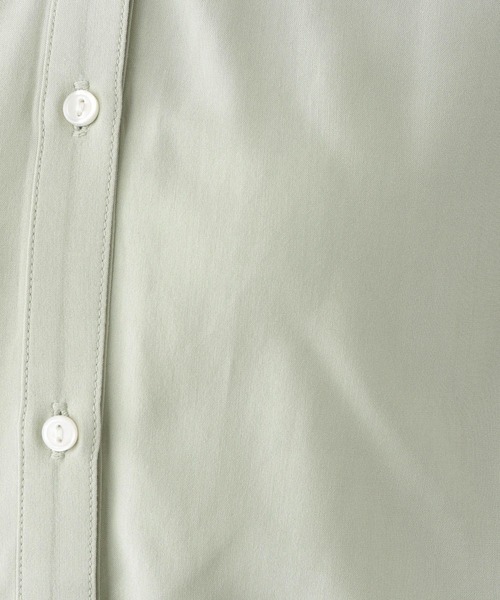 GLOBAL WORK（グローバルワーク）の「さらさらリラックスブラウス長袖/163455（シャツ/ブラウス・レディース・ブラック/オフホワイト/ライトグリーン/クリアブルー/グレイッシュベージュ/ライトオレンジ系・SMALL/MEDIUM/LARGE）」の21枚目の写真