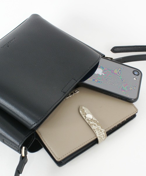 dazzlin（ダズリン）の「dazzlin/ダズリン　ダブルフェイスショルダーバッグ キーリングチャーム付属（ショルダーバッグ・レディース・ベージュ系その他/ピンク系その他/ブラック/アイボリー・FREE）」の10枚目の写真