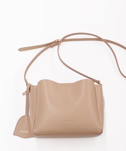 dazzlin（ダズリン）の「dazzlin/ダズリン　ダブルフェイスショルダーバッグ キーリングチャーム付属（ショルダーバッグ・レディース・ベージュ系その他/ピンク系その他/ブラック/アイボリー・FREE）」の21枚目の写真