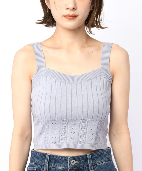 SPIRALGIRL（スパイラルガール）の「ニットジャケットアンサンブル（アンサンブル・レディース・パープル/ホワイト/ブラック・FREE）」の15枚目の写真