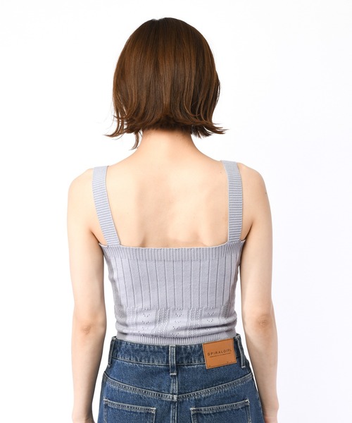 SPIRALGIRL（スパイラルガール）の「ニットジャケットアンサンブル（アンサンブル・レディース・パープル/ホワイト/ブラック・FREE）」の17枚目の写真