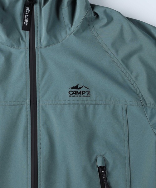 CAMP7(キャンプセブン)の「【CAMP7】撥水シェルパーカー(マウンテンパーカー・メンズ・ブラック/ベージュ/ケリー/ケリーグリーン・M/L/XL)」の12枚目の写真