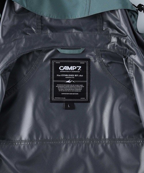 CAMP7(キャンプセブン)の「【CAMP7】撥水シェルパーカー(マウンテンパーカー・メンズ・ブラック/ベージュ/ケリー/ケリーグリーン・M/L/XL)」の18枚目の写真