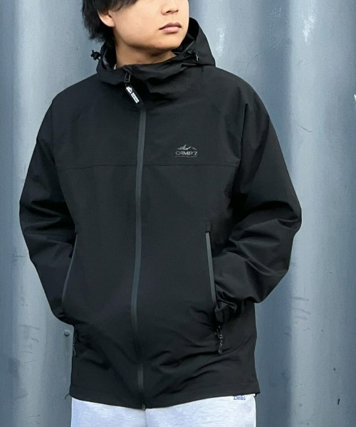 CAMP7(キャンプセブン)の「【CAMP7】撥水シェルパーカー(マウンテンパーカー・メンズ・ブラック/ベージュ/ケリー/ケリーグリーン・M/L/XL)」の9枚目の写真