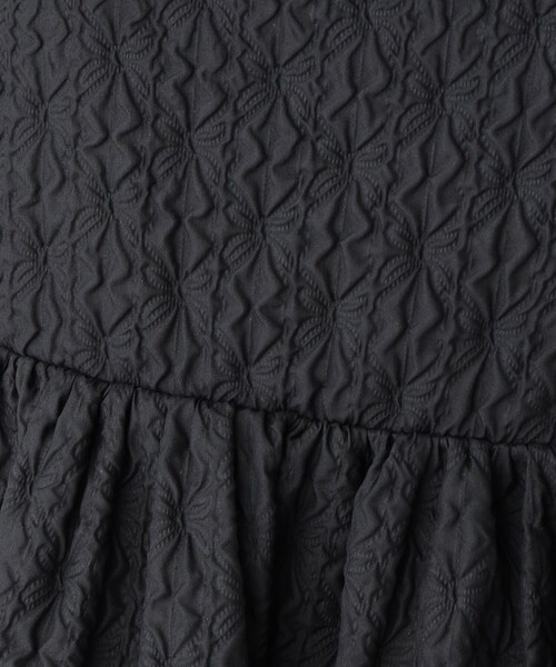 OPAQUE.CLIP(オペークドットクリップ)の「◆ふくれジャカード キャミワンピース(ワンピース・レディース・ブルー/ブラック・36/38)」の20枚目の写真