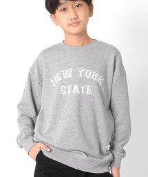 GLAZOS | 裏毛・カレッジプリントトレーナー【セットアップ対応】(スウェット)