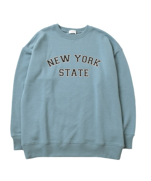 GLAZOS（グラソス）の「裏毛・カレッジプリントトレーナー【セットアップ対応】（スウェット・キッズ・ブルー/オートミール/グレー・150cm/140cm/160cm/170cm）」の18枚目の写真