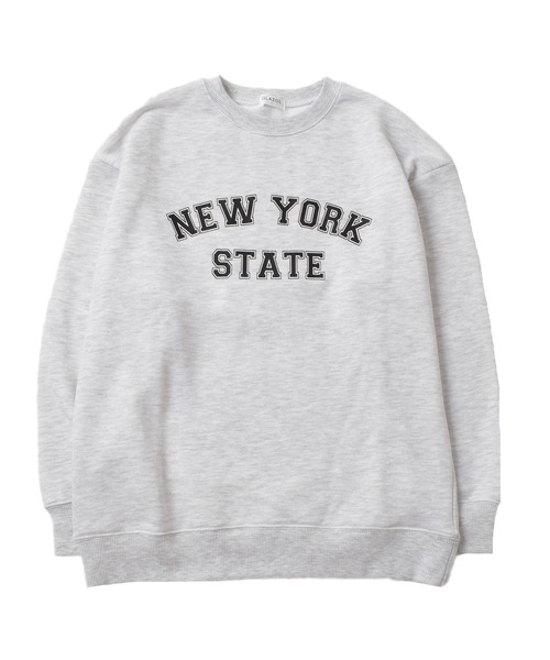 GLAZOS（グラソス）の「裏毛・カレッジプリントトレーナー【セットアップ対応】（スウェット・キッズ・ブルー/オートミール/グレー・150cm/140cm/160cm/170cm）」の16枚目の写真