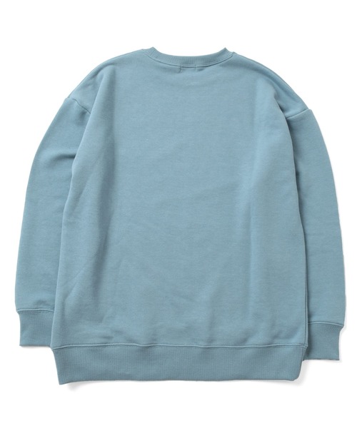 GLAZOS（グラソス）の「裏毛・カレッジプリントトレーナー【セットアップ対応】（スウェット・キッズ・ブルー/オートミール/グレー・150cm/140cm/160cm/170cm）」の13枚目の写真