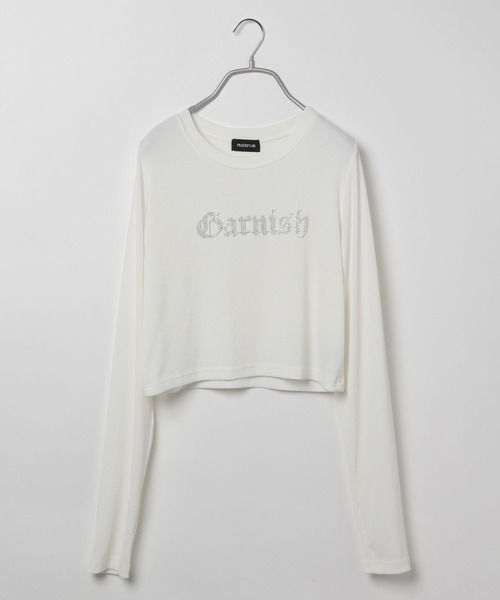 PBLIM（ページボーイリム）の「PAGEBOYLIM/ラインストーンT（Tシャツ/カットソー・レディース・ブラック/オフホワイト・FREE）」の20枚目の写真