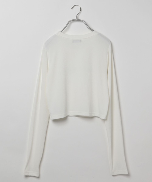 PBLIM（ページボーイリム）の「PAGEBOYLIM/ラインストーンT（Tシャツ/カットソー・レディース・ブラック/オフホワイト・FREE）」の21枚目の写真