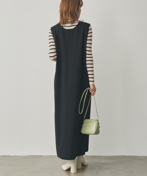 nissen（ニッセン）の「２点セット（ボリューム袖ブラウス＋ジャンパースカート）（セットアップ・レディース・モカ/ブラック・S/L/M/LL）」の19枚目の写真