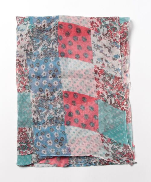 チャイハネ（チャイハネ）の「【チャイハネ】ピサワスストール（ストール/ショール・レディース・ブルー/グレー/イエロー・FREE）」の6枚目の写真