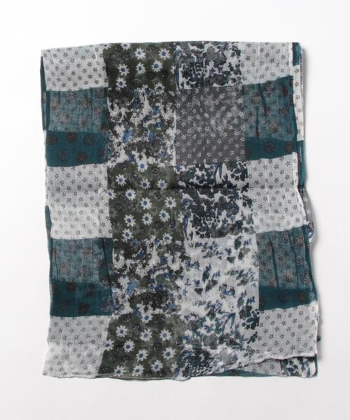 チャイハネ（チャイハネ）の「【チャイハネ】ピサワスストール（ストール/ショール・レディース・ブルー/グレー/イエロー・FREE）」の4枚目の写真