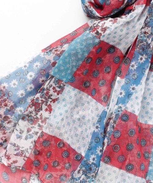 チャイハネ（チャイハネ）の「【チャイハネ】ピサワスストール（ストール/ショール・レディース・ブルー/グレー/イエロー・FREE）」の7枚目の写真