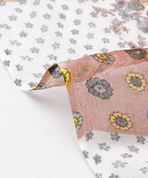 チャイハネ（チャイハネ）の「【チャイハネ】ピサワスストール（ストール/ショール・レディース・ブルー/グレー/イエロー・FREE）」の10枚目の写真