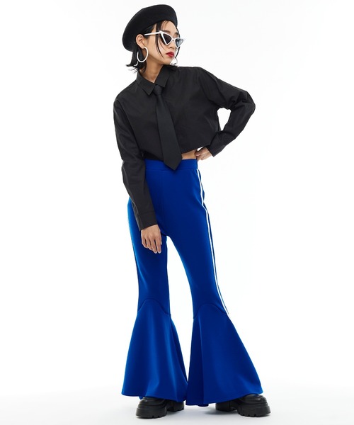 Narcissus（ナルシス）の「【SINN】Narcissusオリジナル　フレアラインパンツ（その他パンツ・レディース・ブルー/ブラック・FREE）」の13枚目の写真