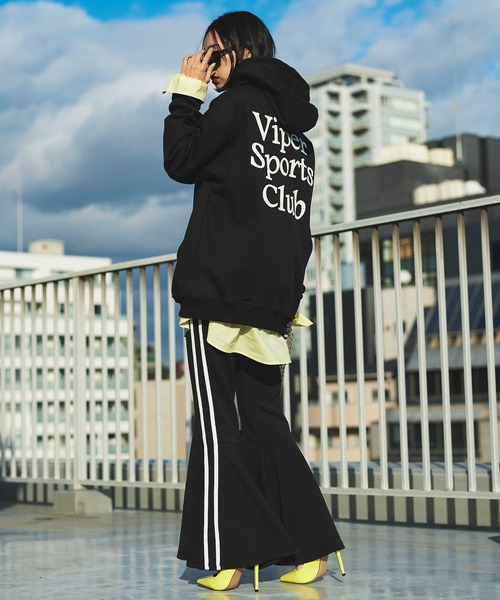 Narcissus（ナルシス）の「【SINN】Narcissusオリジナル　フレアラインパンツ（その他パンツ・レディース・ブルー/ブラック・FREE）」の6枚目の写真