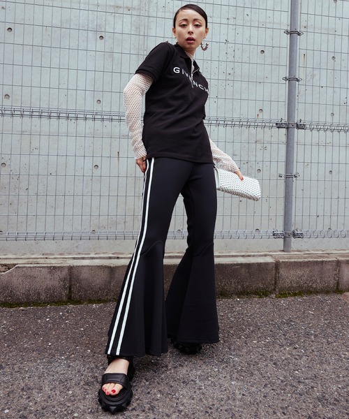 Narcissus（ナルシス）の「【SINN】Narcissusオリジナル　フレアラインパンツ（その他パンツ・レディース・ブルー/ブラック・FREE）」の7枚目の写真