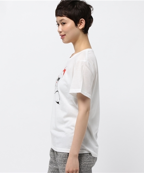 WEGO（ウィゴー）の「WEGO/ガールプリントＴシャツ（Tシャツ/カットソー・レディース・その他1/その他2・FREE）」の6枚目の写真