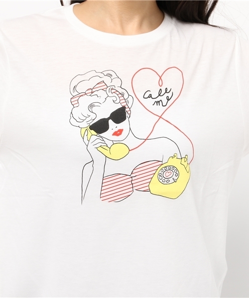 WEGO（ウィゴー）の「WEGO/ガールプリントＴシャツ（Tシャツ/カットソー・レディース・その他1/その他2・FREE）」の3枚目の写真