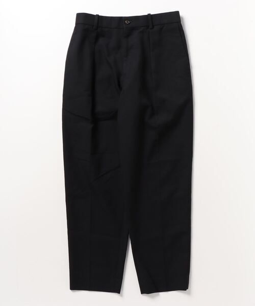 markaware(マーカウェア)の「PLEATED FRONT PEGTOP(スラックス・メンズ・カーキ/ブラック・2/3)」の2枚目の写真