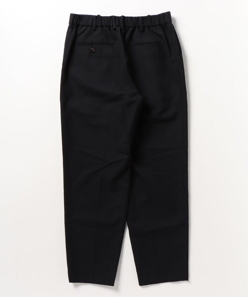markaware(マーカウェア)の「PLEATED FRONT PEGTOP(スラックス・メンズ・カーキ/ブラック・2/3)」の3枚目の写真