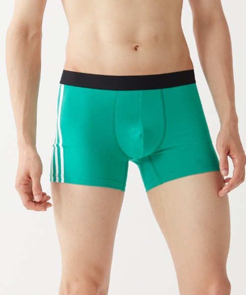 adidas（アディダス）の「adidas/アディダス 3ストライプス ボクサーパンツ 吸汗速乾ドライ（ボクサーパンツ・メンズ・グリーン系その他/ブラック/ネイビー/オレンジ系その他/イエロー系その他/ブルーグリーン・LARGE/MEDIUM/X-LARGE）」の10枚目の写真