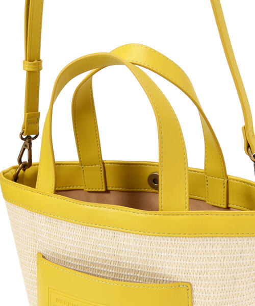 AVIREX(アヴィレックス)の「《限定》BASKET MINI TOTE BAG/ バスケットミニトートバッグ(トートバッグ・レディース・キャメル/シルバー/アイボリー/ブラック・FREE)」の21枚目の写真